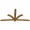 Ekena Millwork Davenport Rough Sawn Timber Gable Bracket, Western Red Cedar, 108"W x 58"H x 2"D x 6"F, 13/12 Pitch GBW108X58X0206DAV00RWR - alternate 2